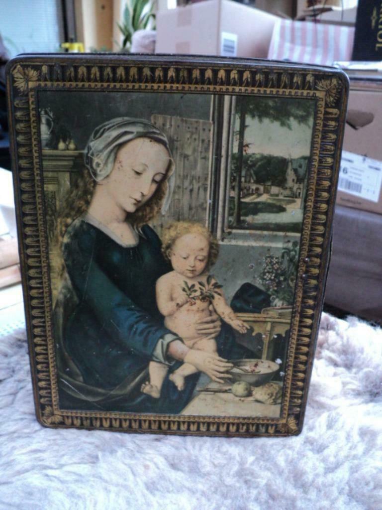 blik DBF moeder met kind, Ophalen of Verzenden