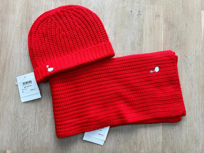 Écharpe et bonnet rouges neufs P'tit Filou, Enfants & Bébés, Neuf, Garçon ou Fille, 104 ou plus petit, Enlèvement ou Envoi