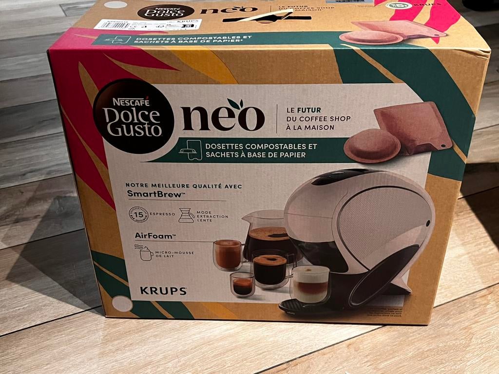 Krups NESCAFÉ DOLCE GUSTO NEO, Electroménager, Cafetières, Neuf, Dosettes et capsules de café, Cafetière, Enlèvement
