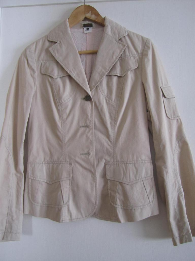 beige blazer Chine Collection maat 2, Kleding | Dames, Maat 38/40 (M), Beige, Ophalen of Verzenden, Zo goed als nieuw