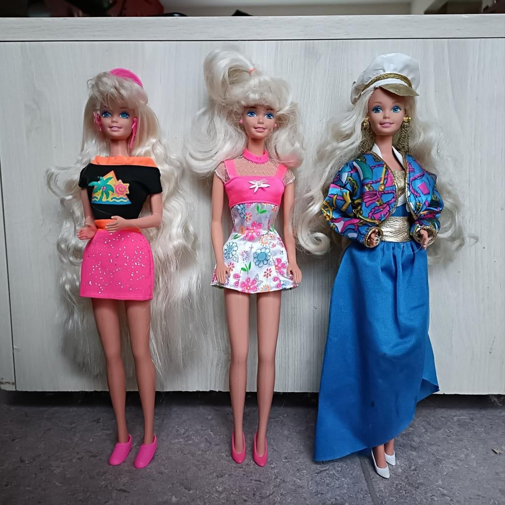 Vintage barbies...1992...1996...1993, Kinderen en Baby's, Ophalen of Verzenden, Zo goed als nieuw, Barbie