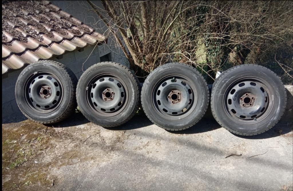 4 jantes acier 15 pouces groupe VW (5×112), Enlèvement, Utilisé, Seat