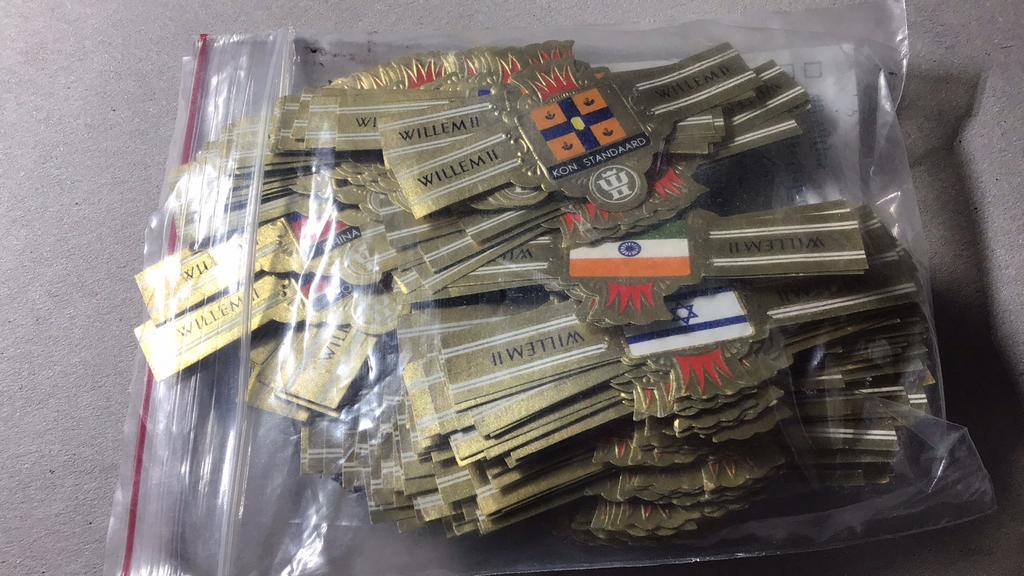 Willem II sigarenbanden, Enlèvement ou Envoi, Comme neuf, Bagues de cigare