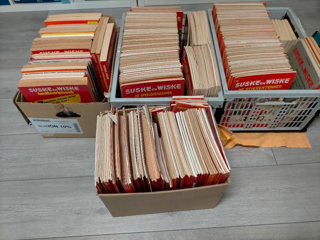 Suske en Wiske, Meerdere stripboeken, Ophalen, Gelezen