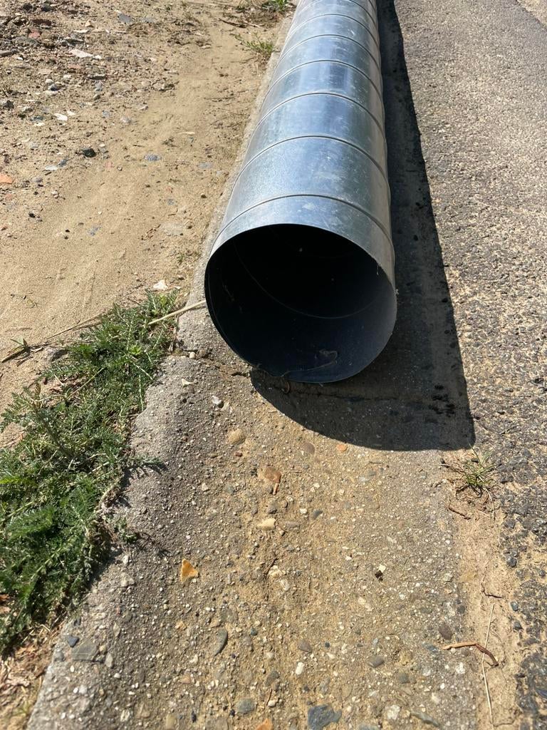 Spiraalbuis galva Ø 180mm 3m, Doe-het-zelf en Bouw, Ophalen, Zo goed als nieuw