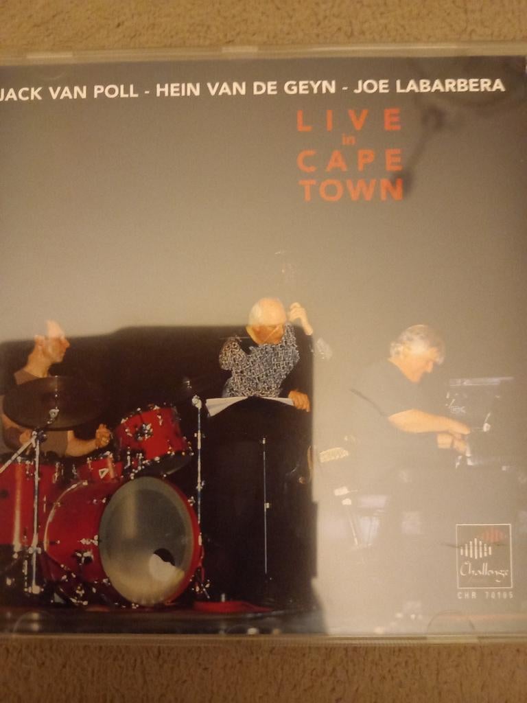 Jack van poll /van.d.geyn / j.labarbera live cape Town, Ophalen of Verzenden