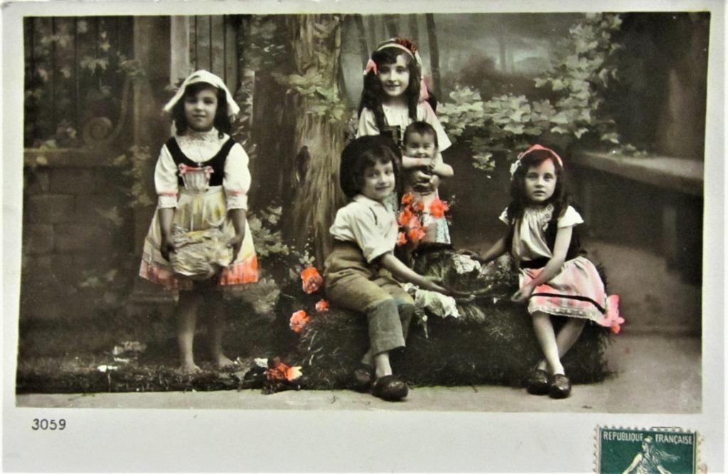 FANTASIEKAARTEN- KINDEREN- KINDEREN POSEREN 1911, Ophalen of Verzenden, Voor 1920, Gelopen, Kinderen