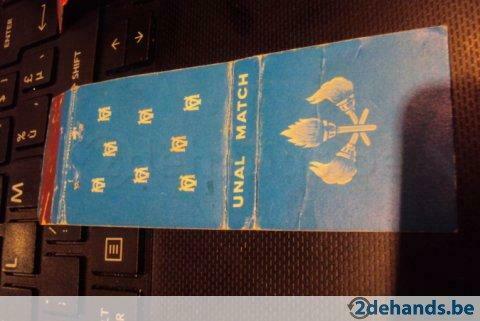 Unal Match, Utilisé, Boîtes ou marques d'allumettes