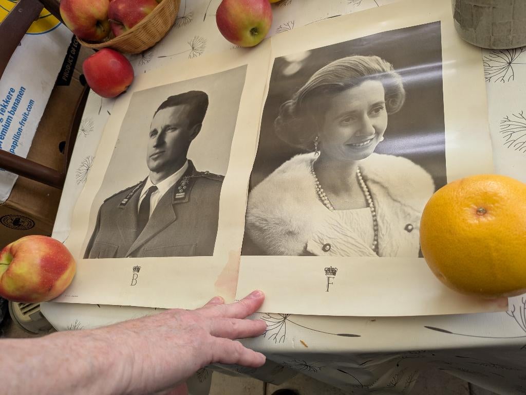 Boudewijn en Fabiola, Enlèvement ou Envoi, Comme neuf, Carte, Photo ou Gravure