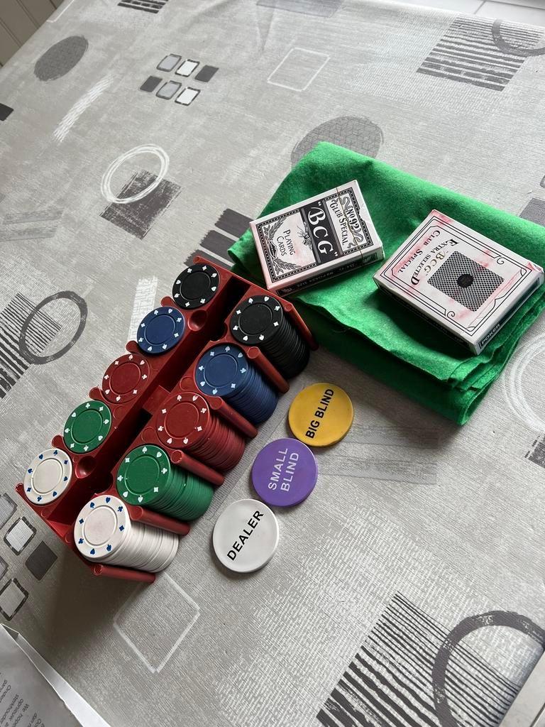 Poker set, Ophalen of Verzenden