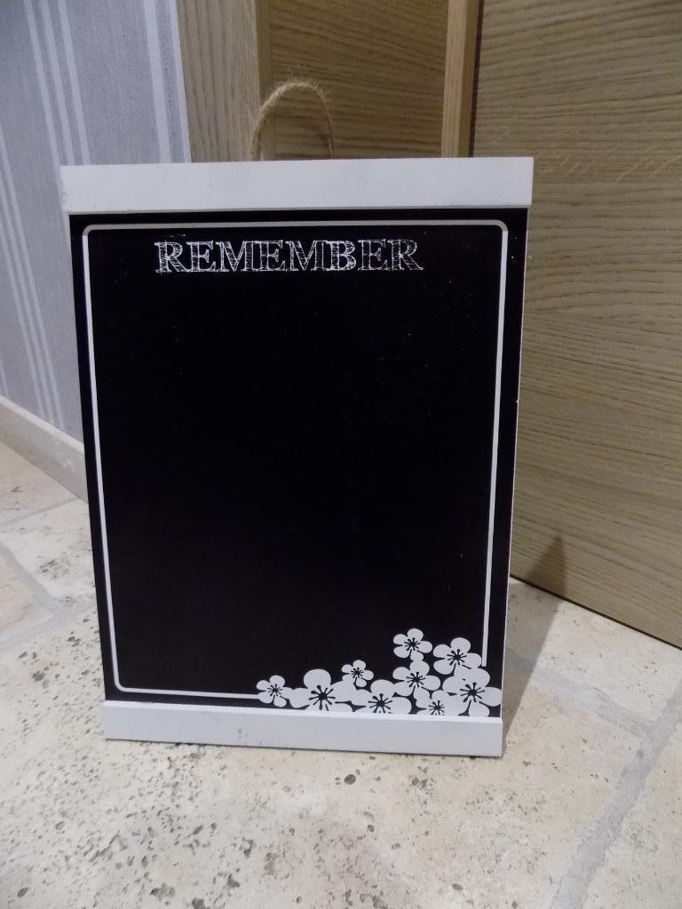 tableau mémo noir, Maison & Meubles, Enlèvement, Comme neuf