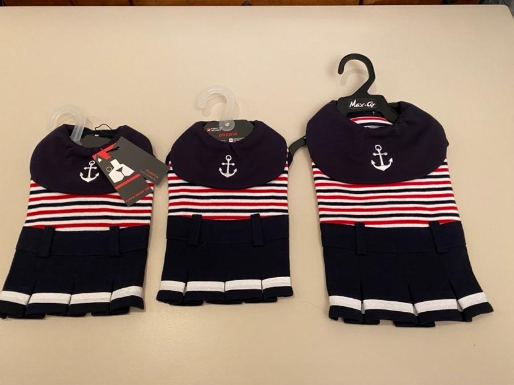Leuke marinekleedjes van het mooie merk Puppia aan outlet !, Dieren en Toebehoren, Hondenkleding, Ophalen of Verzenden, Nieuw