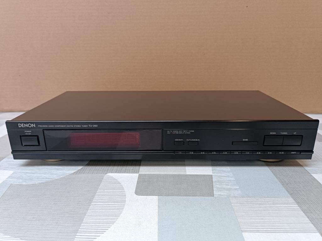 Denon TU-260 Tuner - Stereo Tuner - Hifi - Zwart, Audio, Tv en Foto, Tuners, Gebruikt, Ophalen of Verzenden