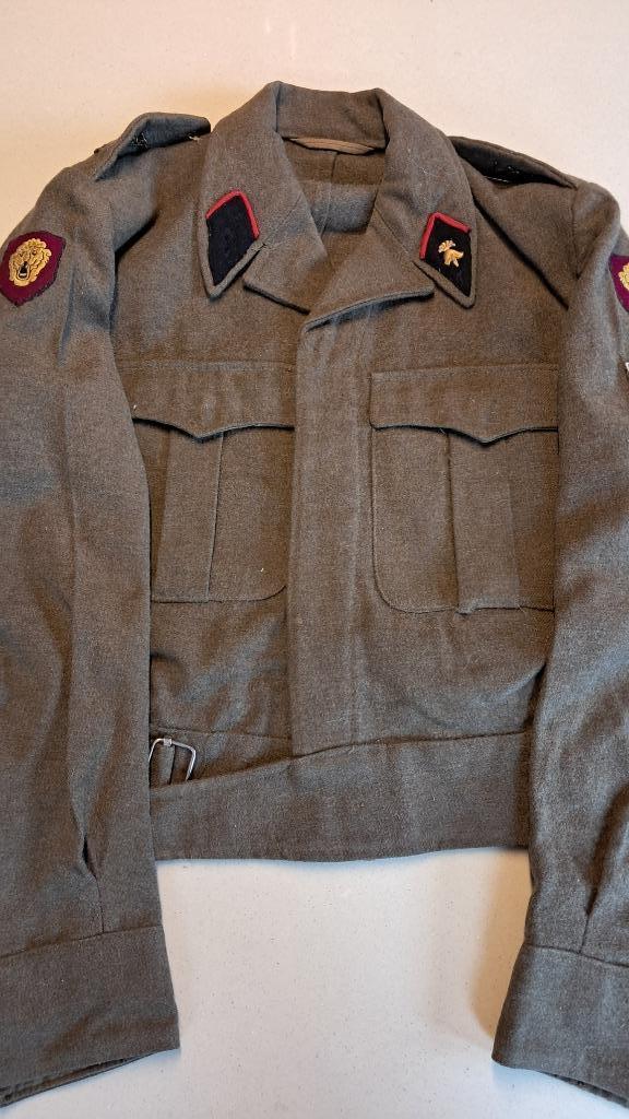 BELGIQUE - ABL - BLOUSON 4 Bn Gn - 1960, Verzamelen, Ophalen of Verzenden, Landmacht, Kleding of Schoenen