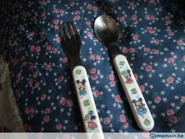 Cueillère et fourchette Mickey et Minnie, Electroménager, Neuf