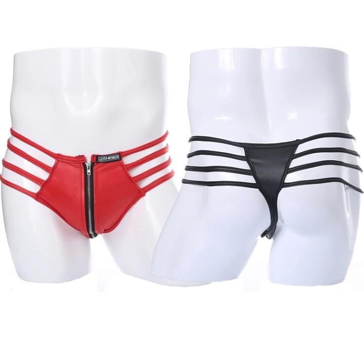 Faux leather string maat M-L, Kleding | Heren, Ophalen of Verzenden, Overige kleuren, Clever-menmode