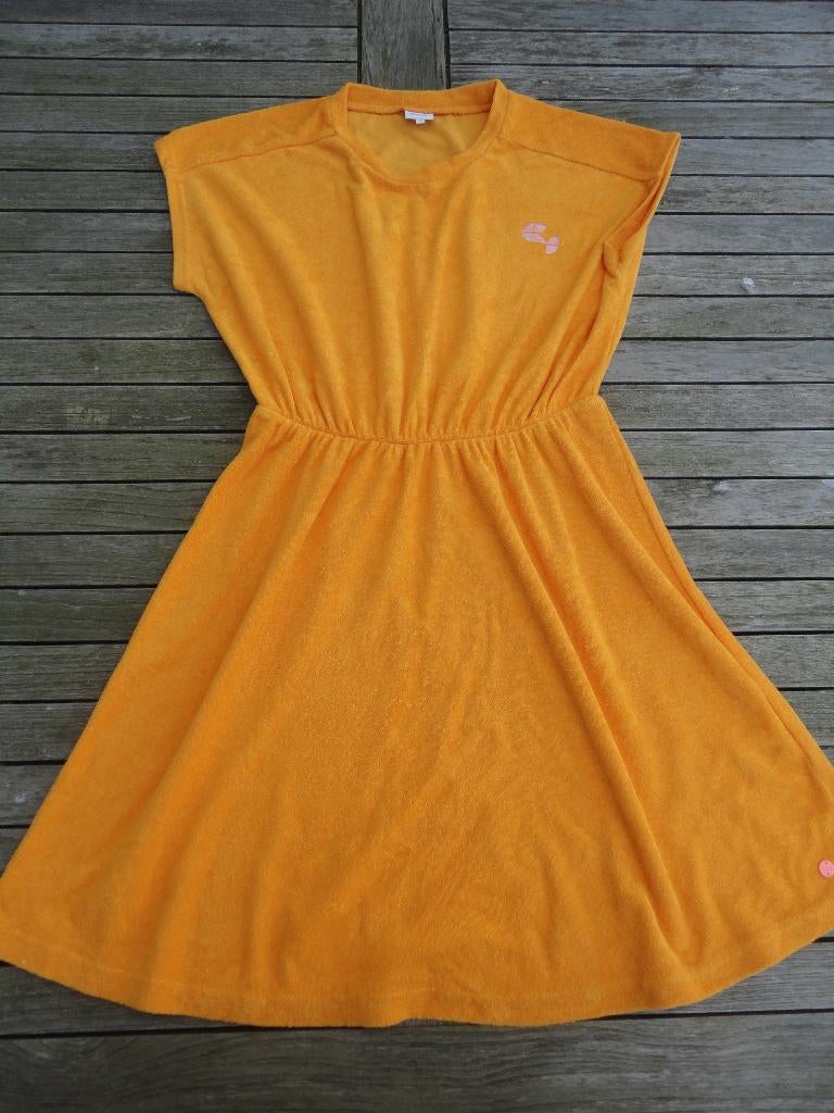 Jurk CKS (maat 14/164), Kleding | Dames, Jurken, Oranje, Ophalen of Verzenden, Zo goed als nieuw, Knielengte