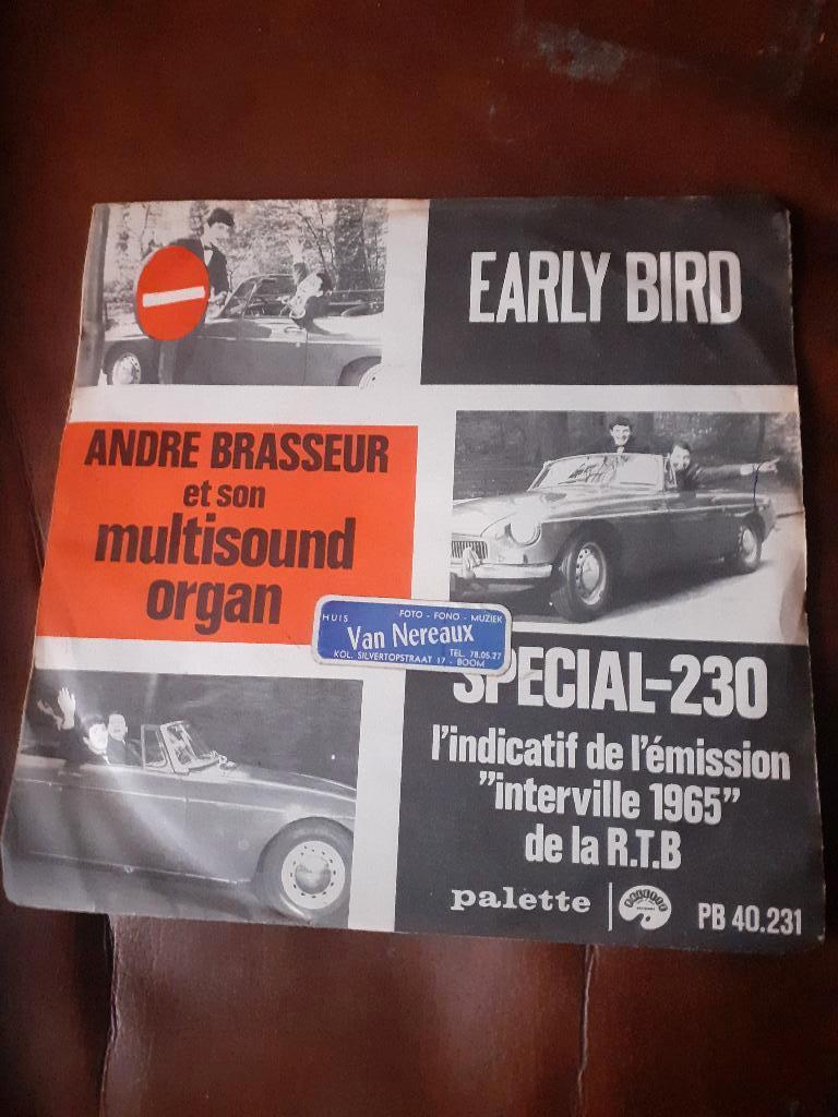 45T Andre Brasseur : Early bird / Special-230 (Belpop), Enlèvement ou Envoi