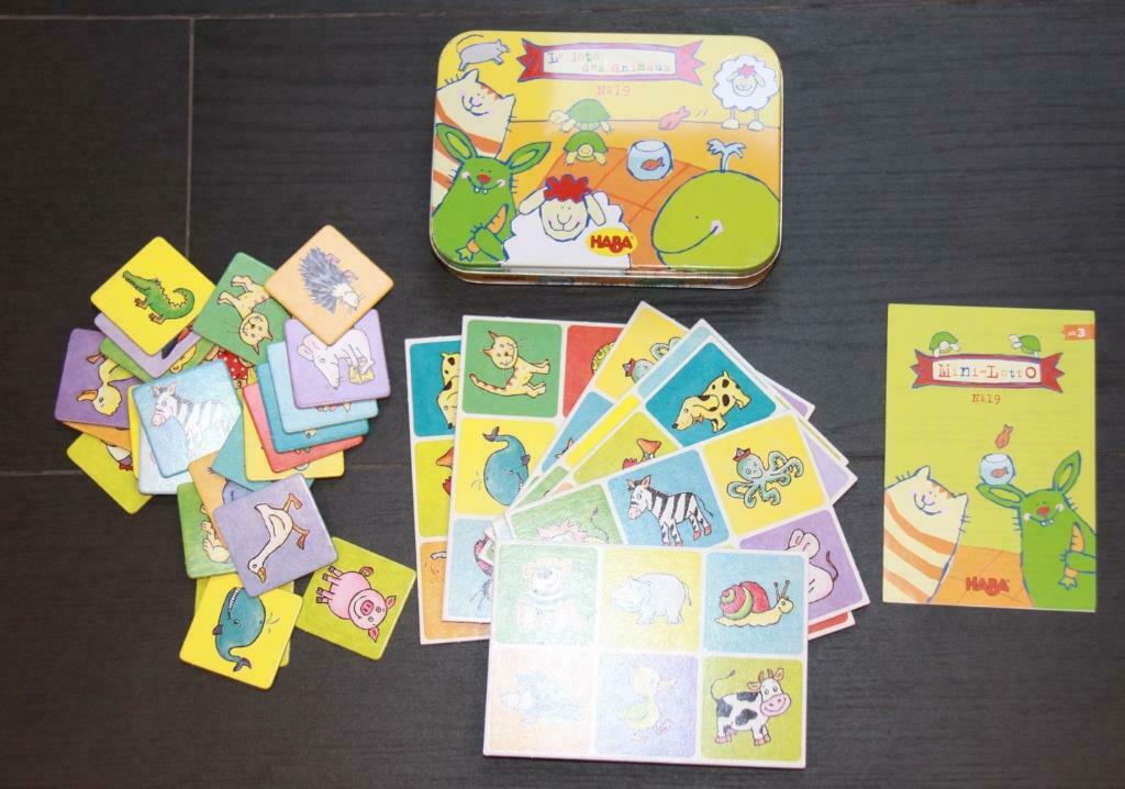 Jeu "LOTO DES ANIMAUX" de Haba, Comme neuf