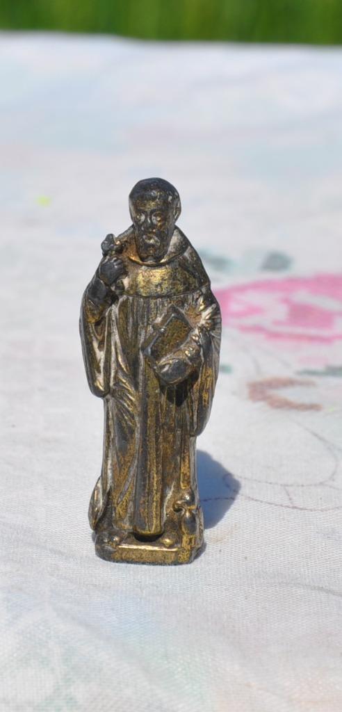 statuette religieuse  en regule, Antiquités & Art, Enlèvement ou Envoi