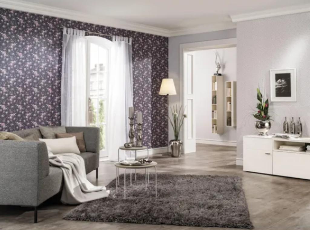 Erismann vliesbehang bloemenmotief - 10,5x0,53m, Ophalen of Verzenden