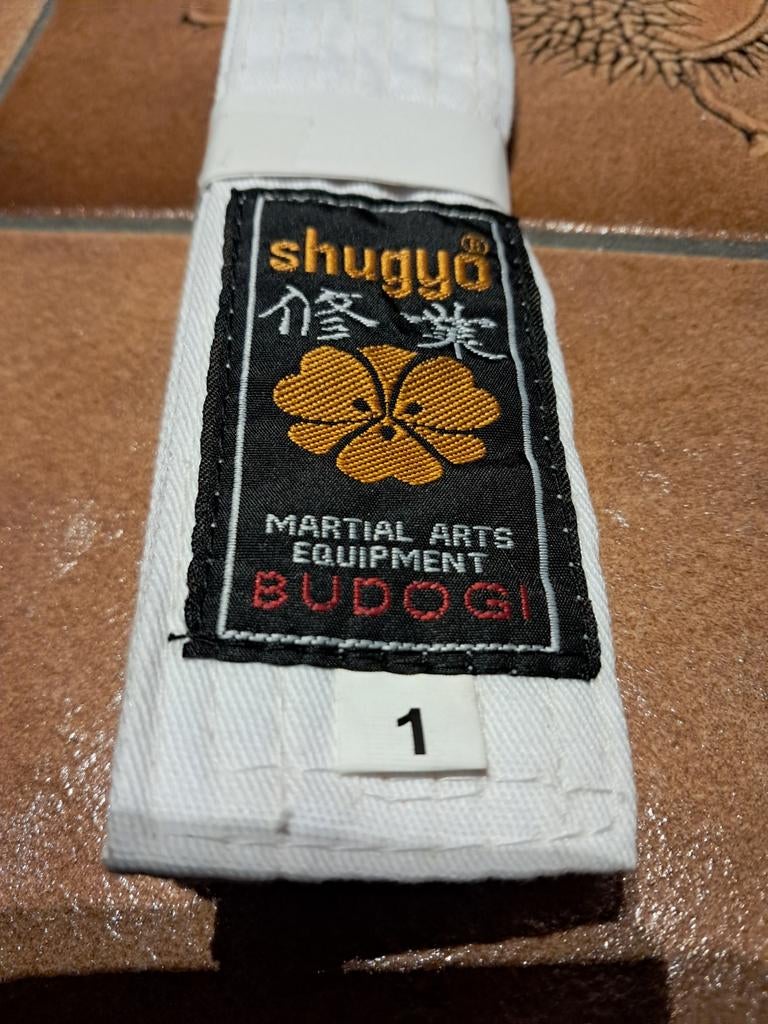 Ceinture neuve d'arts martiaux shugyo, Sports & Fitness, Enlèvement ou Envoi, Neuf, Jiu Jitsu, Costume d'arts martiaux