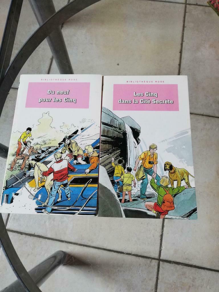 2 Livres "Le club des cinq", Livres, Enlèvement ou Envoi, Fiction, Utilisé, Hachette jeunesse