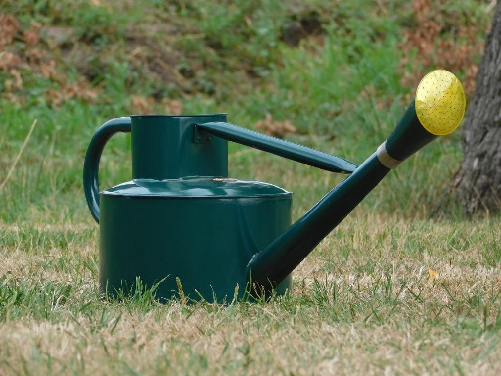 Klassieke gieter - donkergroen - 5L, Tuin en Terras, Gieters, Metaal, Ophalen of Verzenden