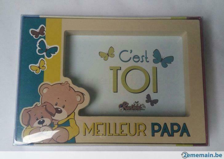 Kwikki cadre: MEILLEUR PAPA neuf sous blister, Enlèvement ou Envoi, Neuf, Bois