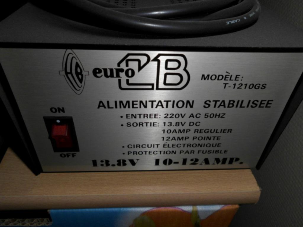 Electrische voeding merk EURO-CB, Enlèvement, Comme neuf
