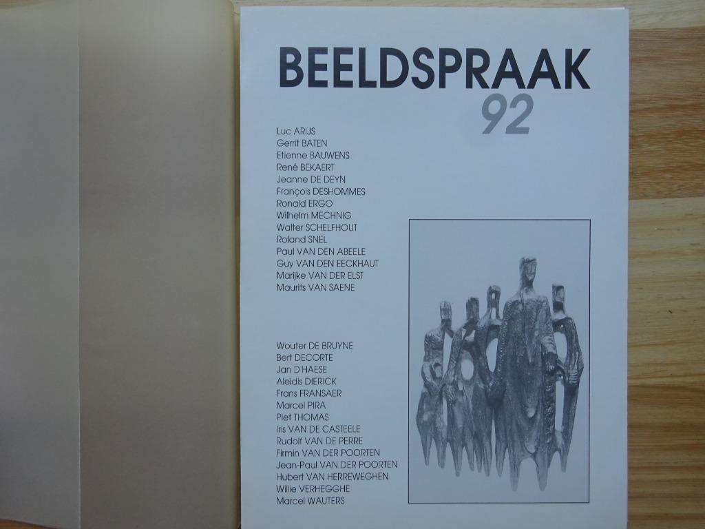 Beeldspraak 92 Jean-Paul Vanderpoorten, Enlèvement ou Envoi, Comme neuf, Design graphique