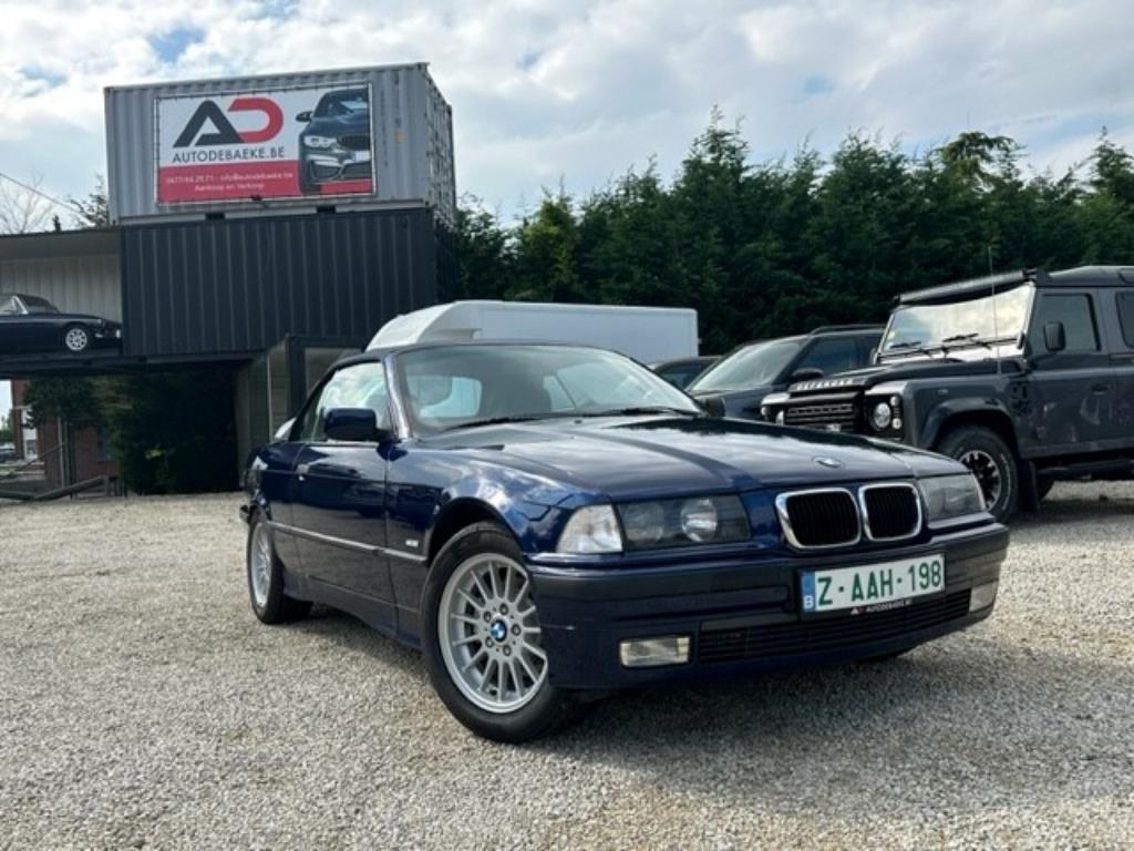 BMW 318 Cabrio Nieuwe electrische kap / Geen roest / Nieuwe, Auto's, Euro 2, 4 zetels, Zwart, Cabriolet