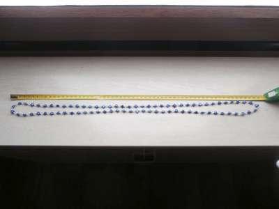 Halsketting, Handtassen en Accessoires, Kettingen, Ophalen, Gebruikt, Blauw, Kunststof