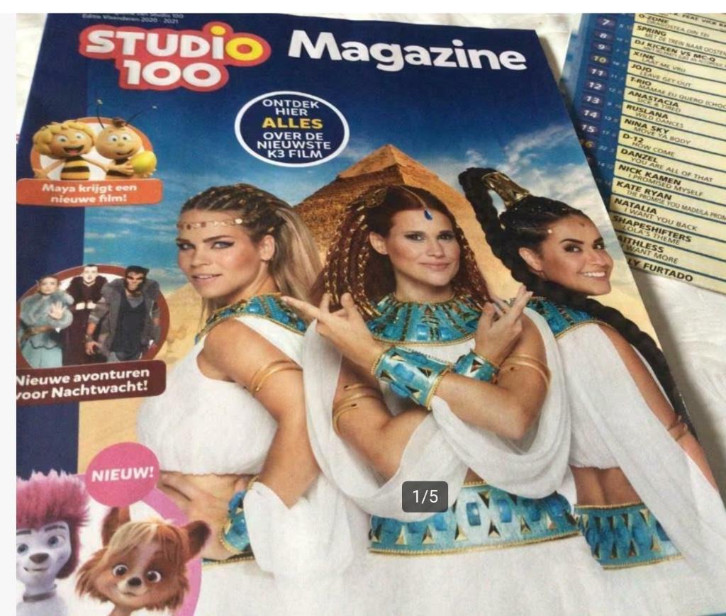 Studio 100 magazine K3 dans van de farao, Enlèvement ou Envoi, Film