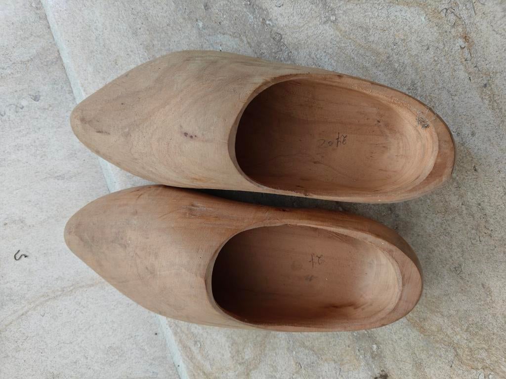 1 paar houten klompen, Tuin en Terras, Ophalen of Verzenden
