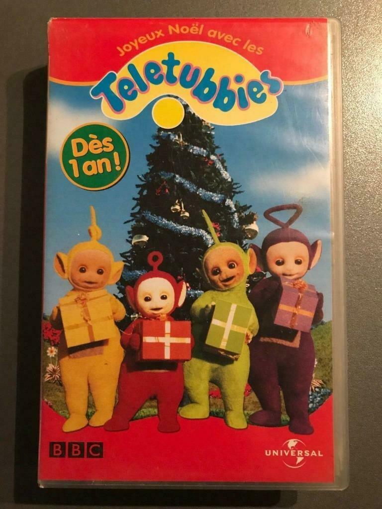 VHS "Teletubbies : Joyeux Noël avec les Teletubbies" -, Enlèvement ou Envoi, Dessin animé, Tous les âges, Utilisé