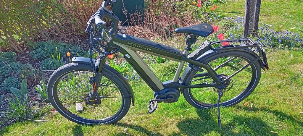 Riese en Muller Supercharger GT fiets je rijk met pedelec, Fietsen en Brommers, Elektrische fietsen, Zo goed als nieuw, Riese & Müller