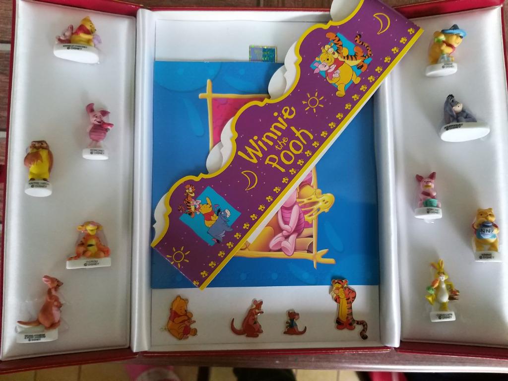 Coffret de  fèves winnie l'Ourson + couronne (fèves mates), Enlèvement ou Envoi