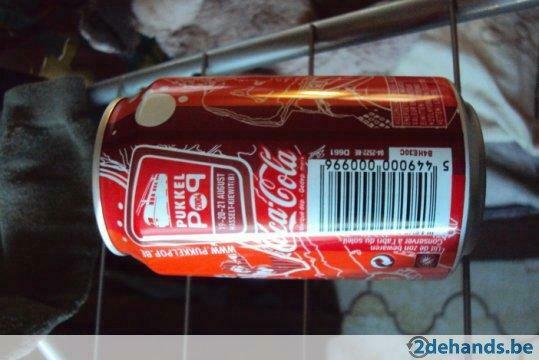 blikje cola pukkel pop, Gebruikt