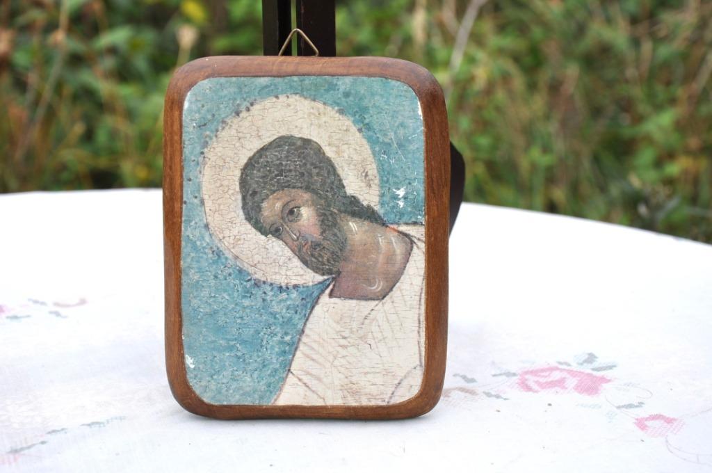 imitation icone sur bois  (2), Collections, Religion, Enlèvement ou Envoi, Utilisé, Autres types