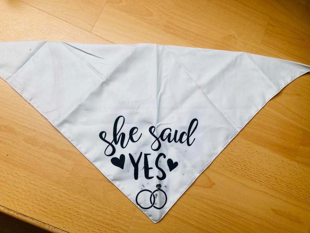 Bandana hond wedding, Ophalen of Verzenden