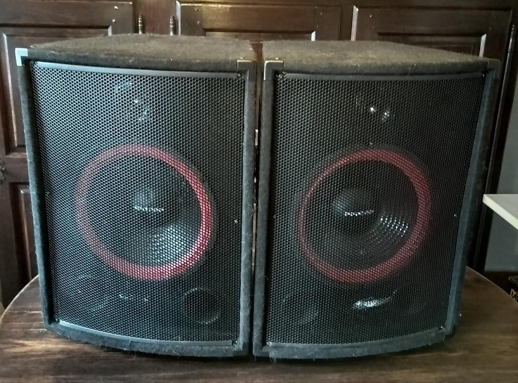 Haut-parleurs JB Systems TSX 12 et amplificateur VX400, Enlèvement, Utilisé
