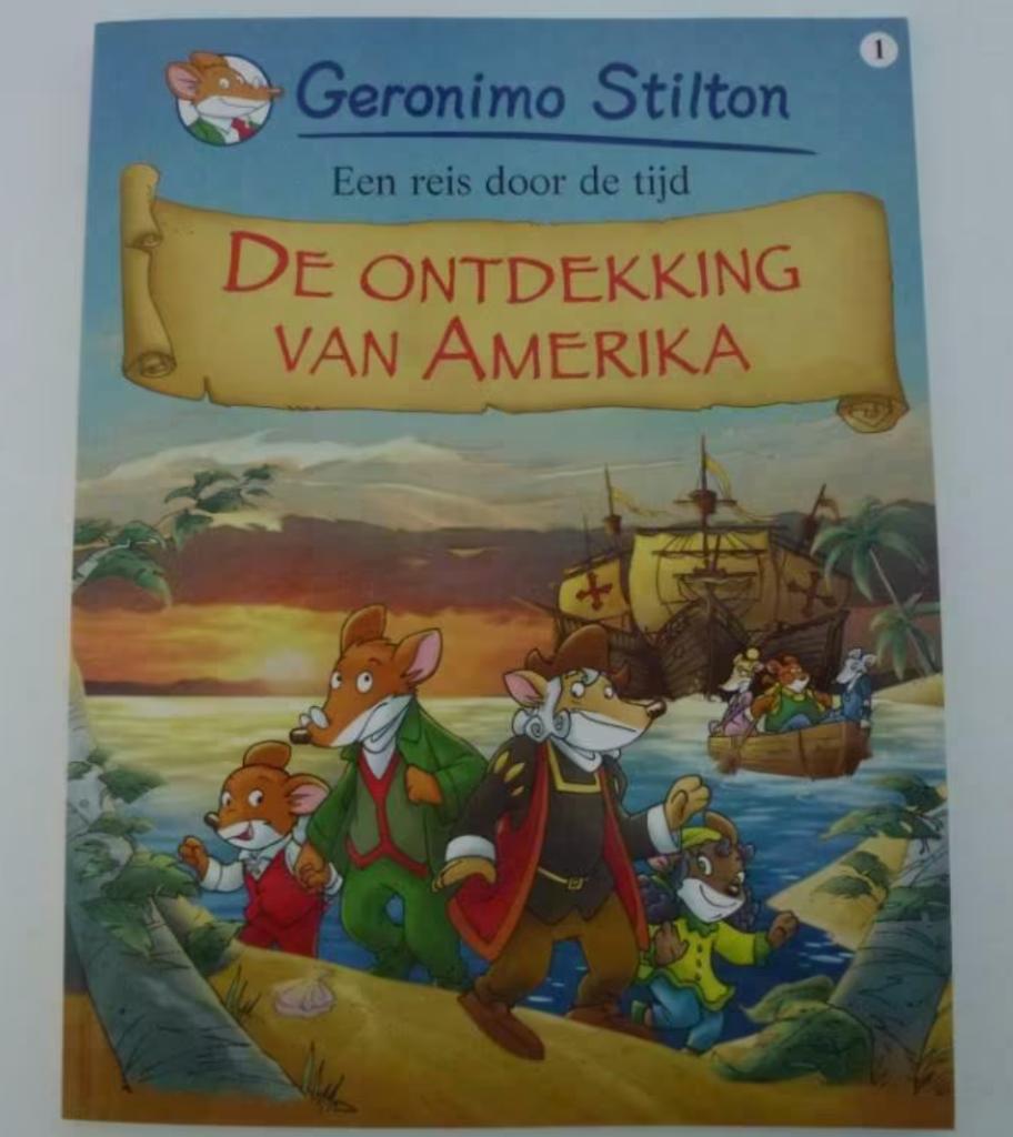Geronimo Stilton: Strip - De ontdekking van Amerika, Boeken, Stripverhalen, Ophalen, Zo goed als nieuw