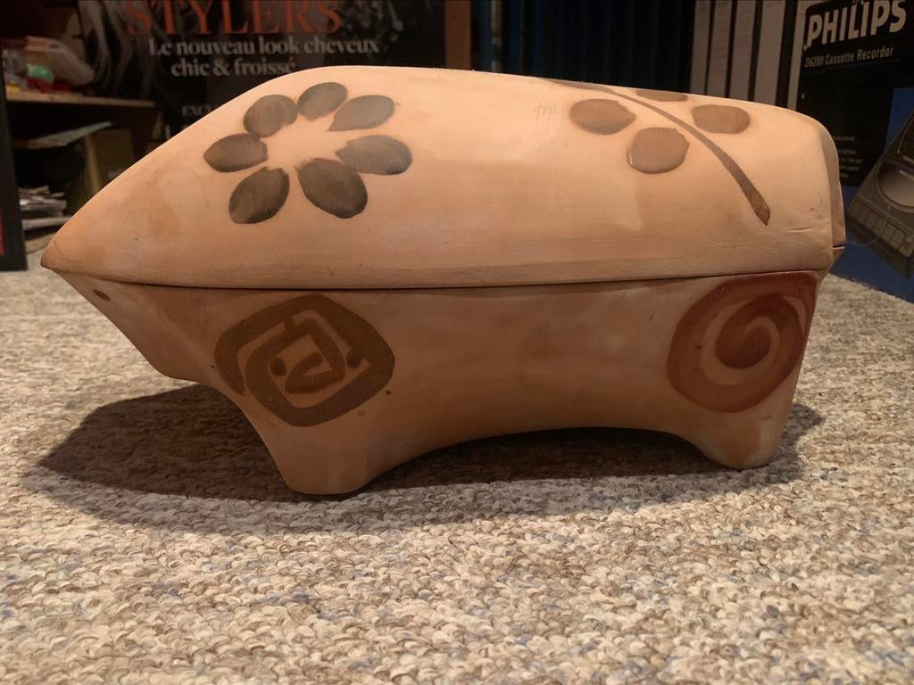 Schitterende terrine in de vorm van een varken zonder kop Ou, Antiek en Kunst, Ophalen of Verzenden