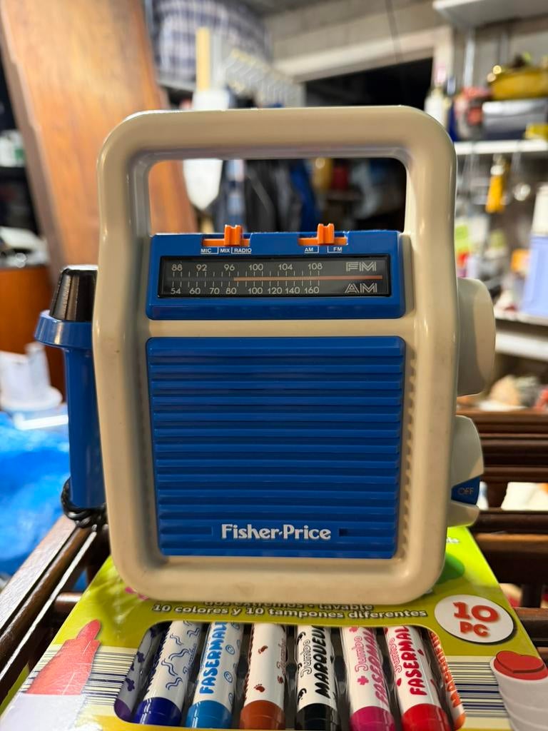 Ficher Price radio, Kinderen en Baby's, Speelgoed | Fisher-Price, Ophalen, Gebruikt, Speelset, Met geluid