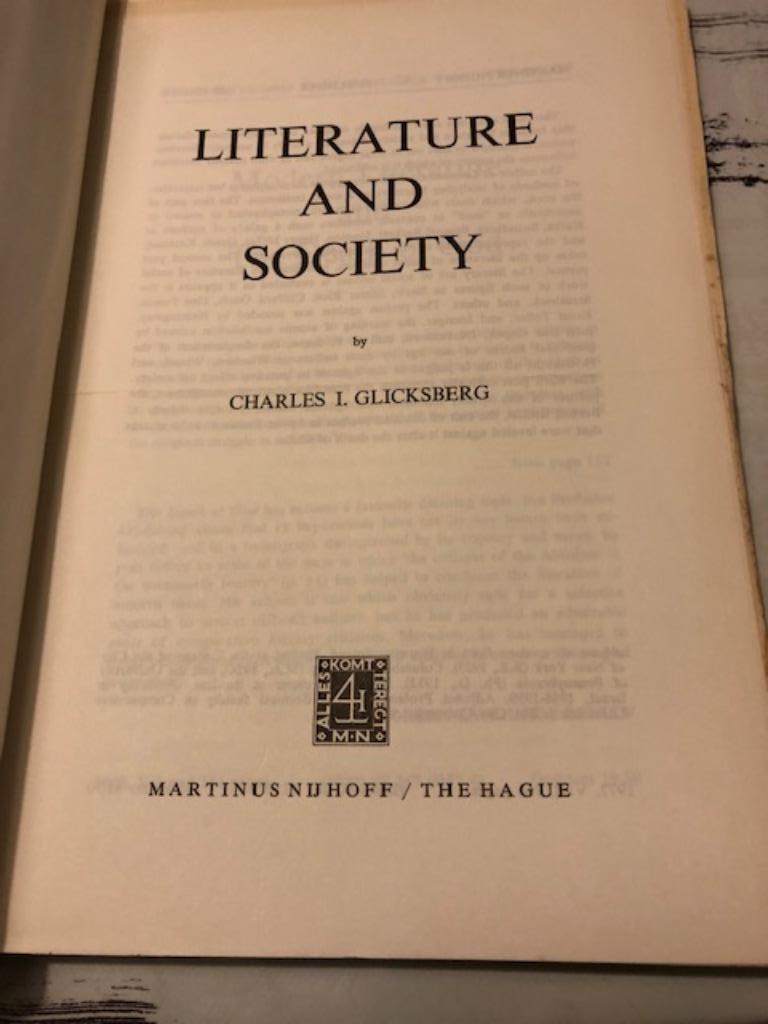 Modern literature and the death of God - Charles I. Glicksbe, Boeken, Ophalen of Verzenden, Gelezen, Algemeen, Charles I. Glicksberg