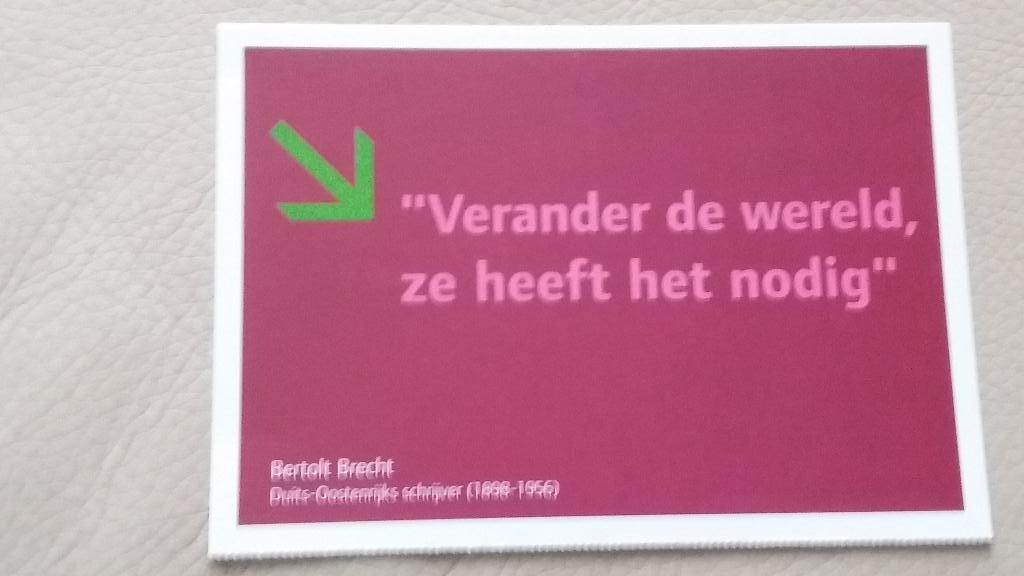 Postkaarten (met 3 leuke citaten), Ophalen of Verzenden, 1980 tot heden, Ongelopen, Vlaams-Brabant