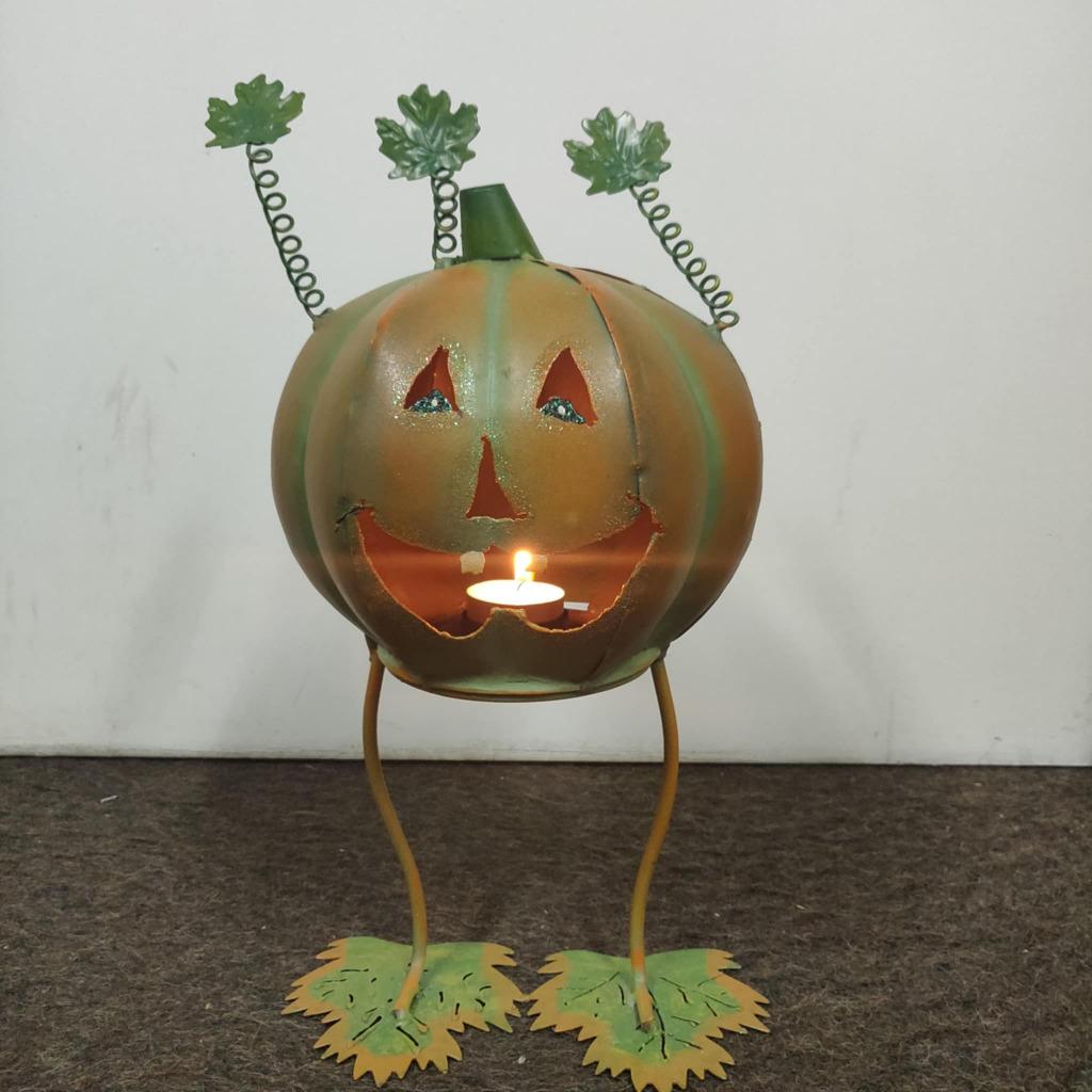 Décoration HALLOWEEN citrouille lanterne 40 cm, Enlèvement, Comme neuf, Article de fête