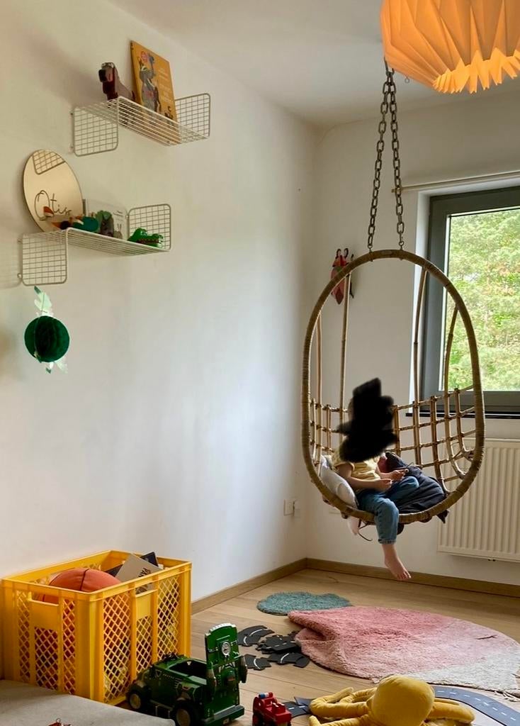 rotan hangstoel/eggchair Sissy Boy, Huis en Inrichting, Ophalen, Gebruikt