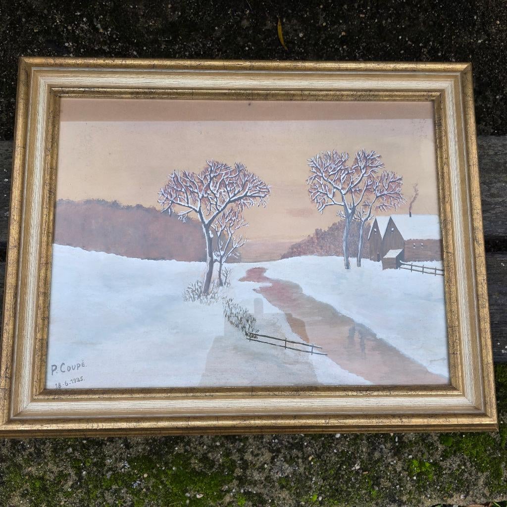 SCHILDERIJ PAUL COUPE 1925 TE KOOP, Enlèvement ou Envoi